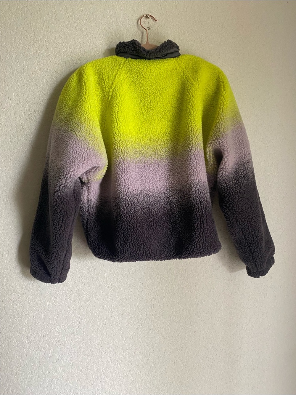 Free People Hit The Sloped Fleece Jacket Size Small - Picture 9 of 10